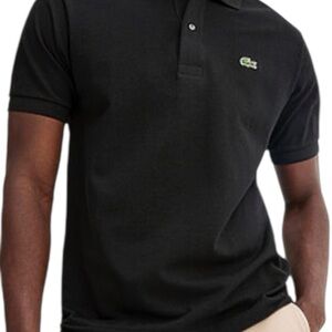 Lacoste Slim fit black polo